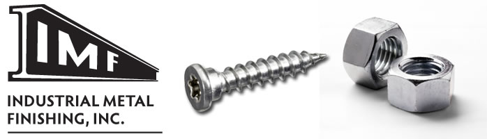 Surface finishing of fasteners as well as golf cart parts, rail and textile industry parts, and more!